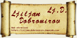 Ljiljan Dobromirov vizit kartica